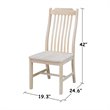 International Concepts Set of Two Steambent Mission Chairs