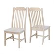 International Concepts Set of Two Steambent Mission Chairs