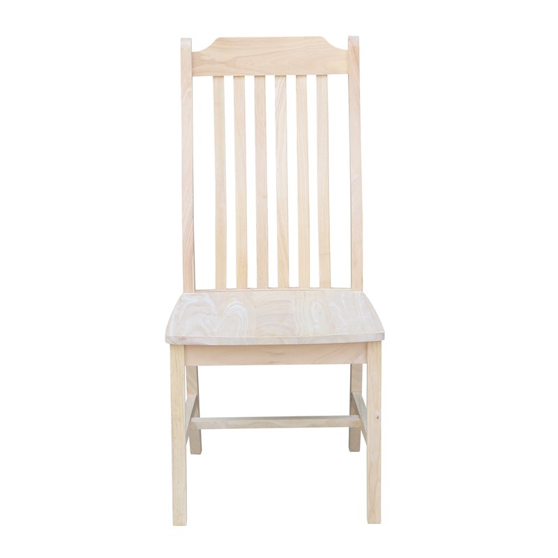 International Concepts Set of Two Steambent Mission Chairs