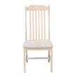 International Concepts Set of Two Steambent Mission Chairs