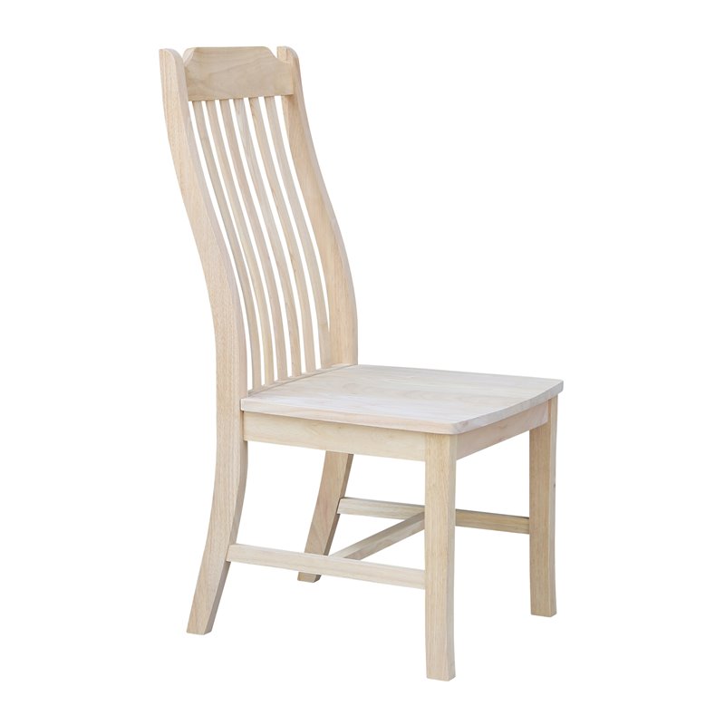 International Concepts Set of Two Steambent Mission Chairs