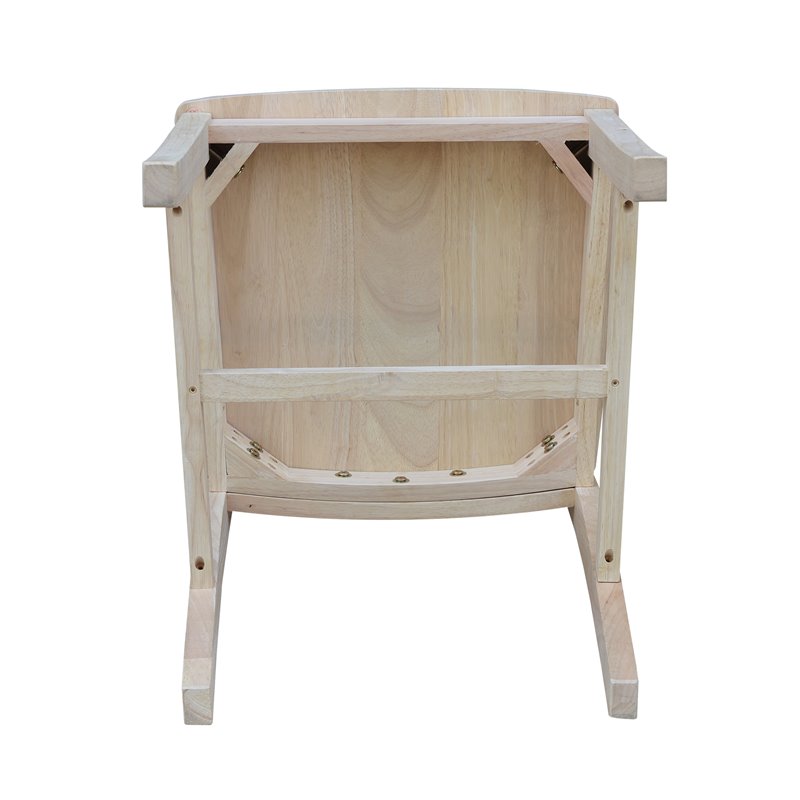 International Concepts Set of Two Steambent Mission Chairs