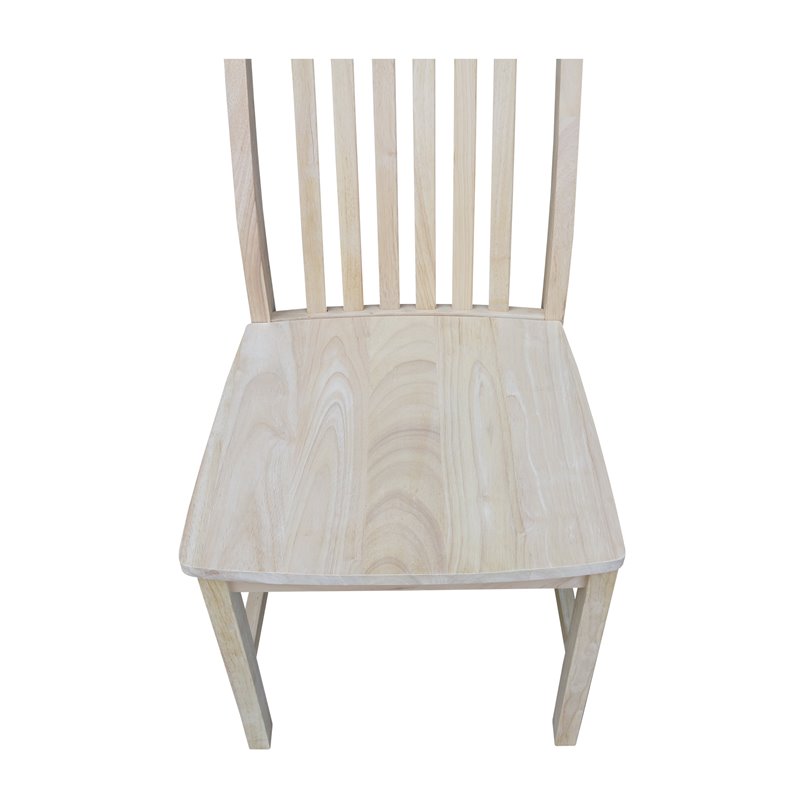 International Concepts Set of Two Steambent Mission Chairs