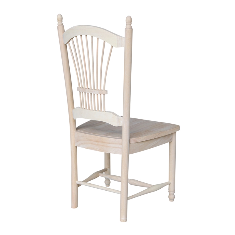 International Concepts Set of Two Sheafback Chairs