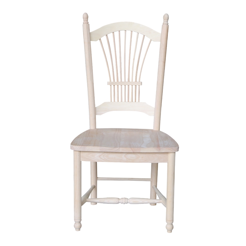 International Concepts Set of Two Sheafback Chairs