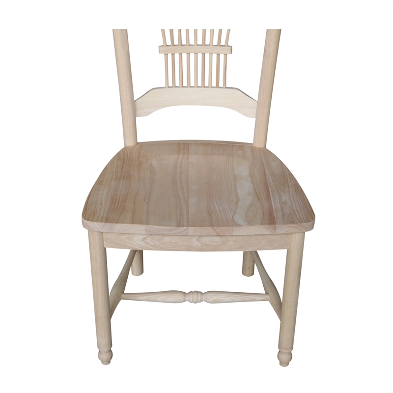 International Concepts Set of Two Sheafback Chairs