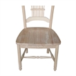 International Concepts Set of Two Sheafback Chairs
