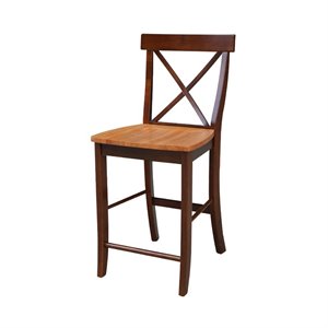 International Concepts X-Back Counter height Stool - 24&quot Seat Height
