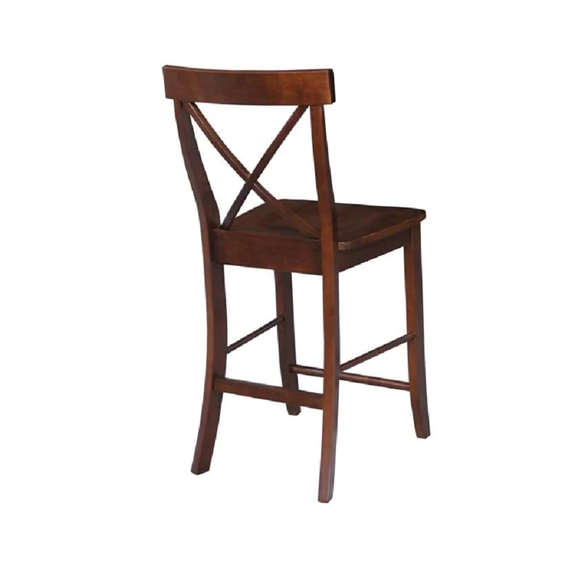 International Concepts X-Back Counter height Stool - 24