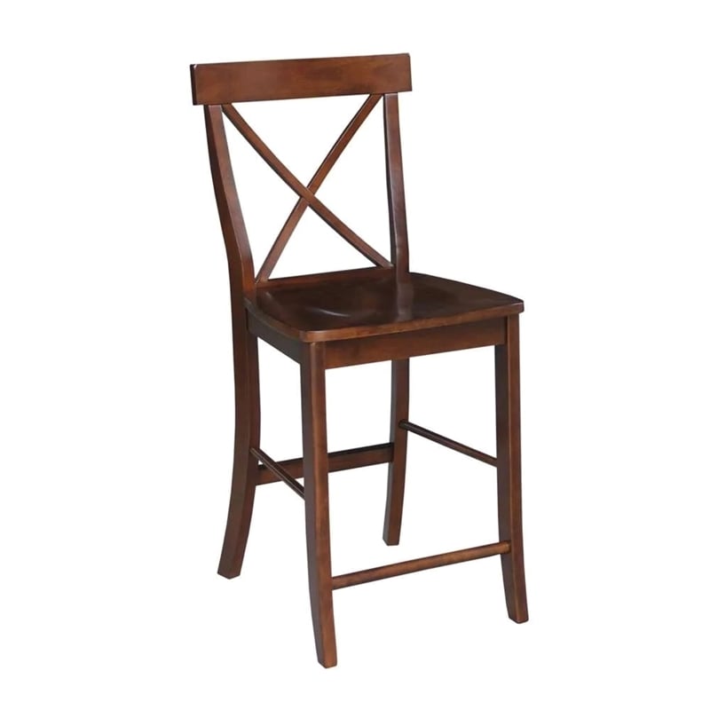 International Concepts X-Back Counter height Stool - 24