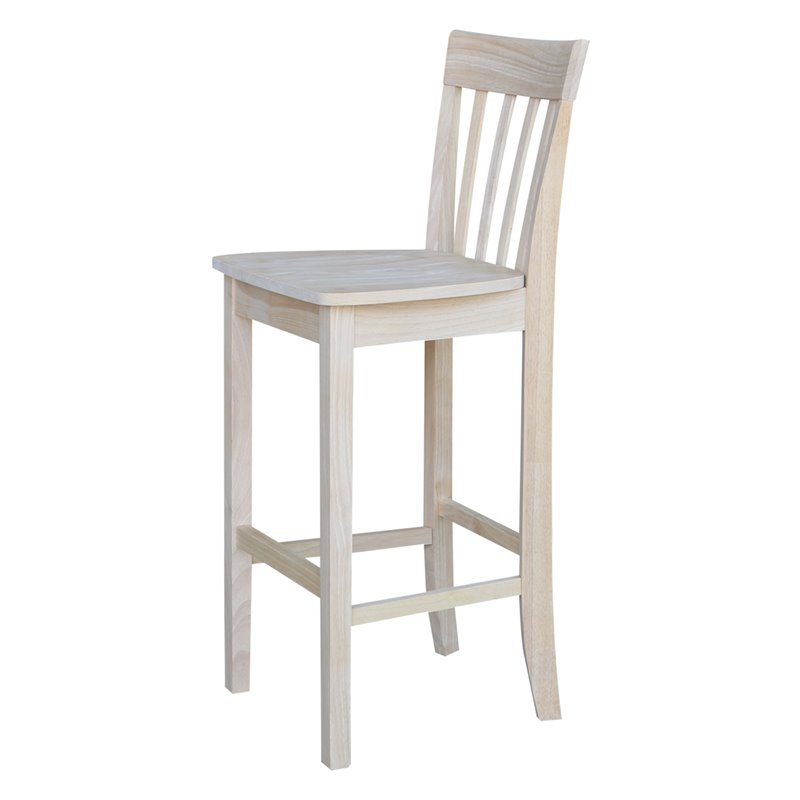 International Concepts Slatback Bar height Stool - 30