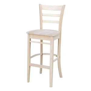 International Concepts Emily Bar height Stool - 30&quot Seat Height