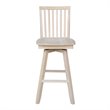 Mission Natural Wood Bar height Stool - With Swivel Seat - 30