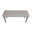 International Concepts Shaker Styled Bench  Washed Gray Taupe