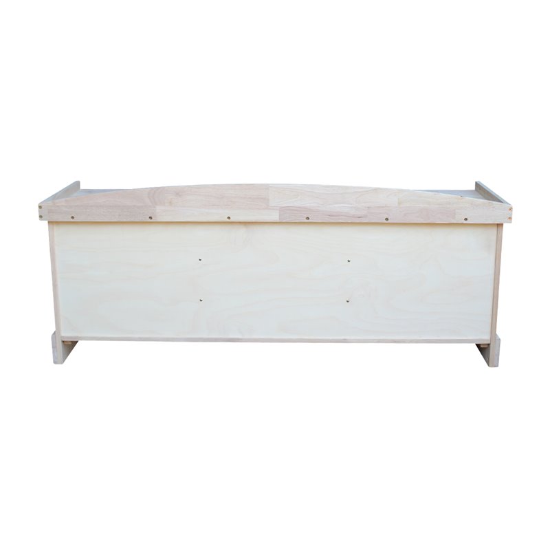 International Concepts Bench with Storage  Unfinished