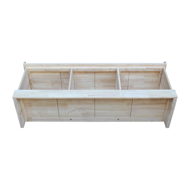 International Concepts Bench with Storage  Unfinished