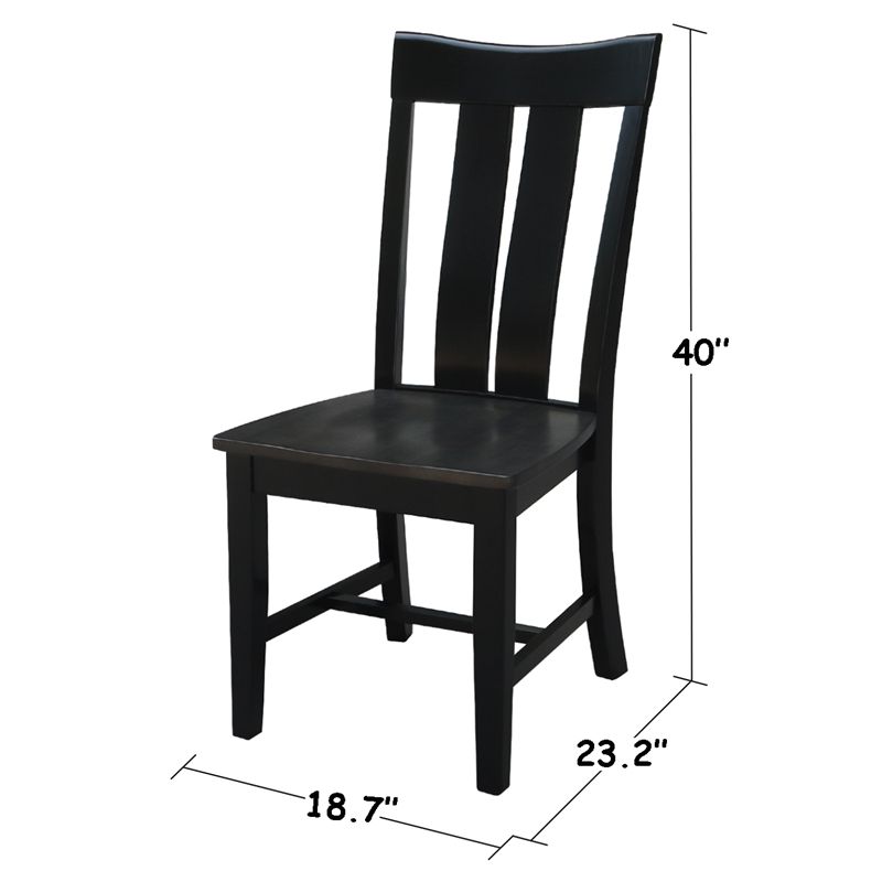 International Concepts Set of Two Ava Chairs