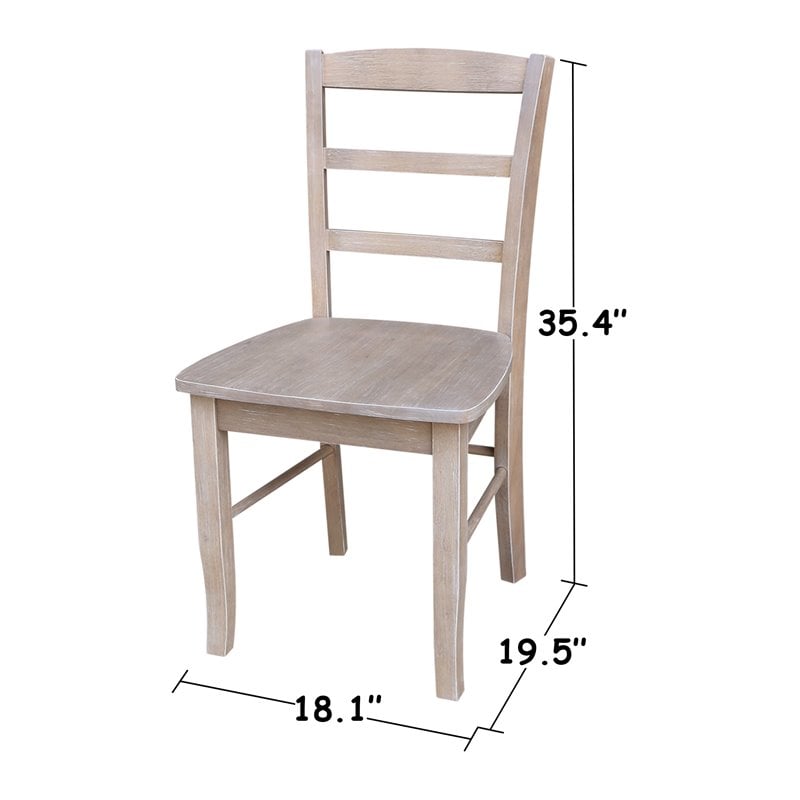 International Concepts Madrid Ladderback Chairs (Set of 2)