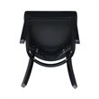 International Concepts Set of Two Solid Wood Emily Side Chairs in Black