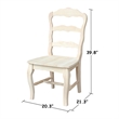 International Concepts Set of Two Versailles Side Chairs