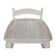 International Concepts Set of Two Country French Chairs with Solid Seats