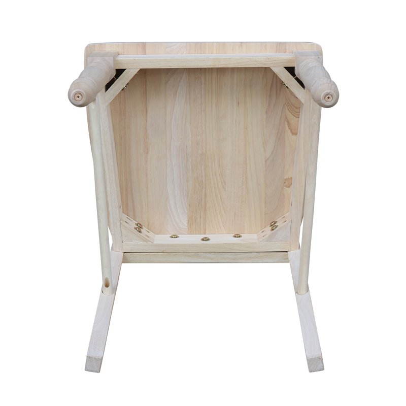 International Concepts Set of Two Lattice Side Chairs