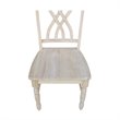International Concepts Set of Two Lattice Side Chairs