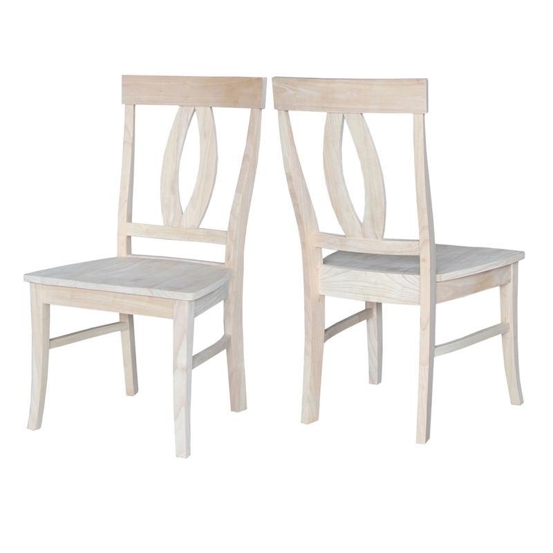 International Concepts Set of Two Verona Chairs