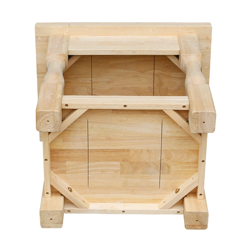 International Concepts Tuscan End Table  Unfinished