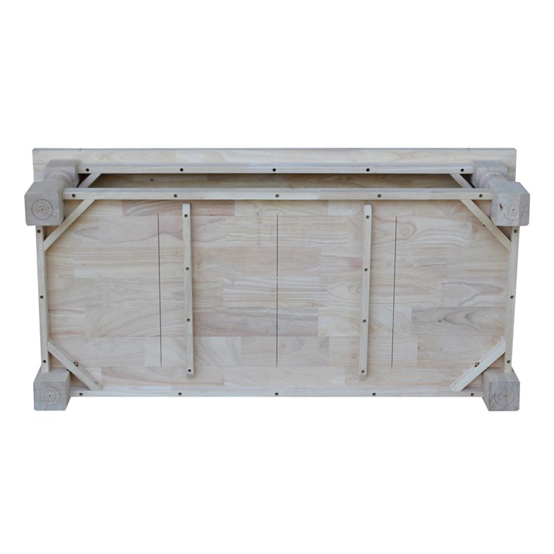 International Concepts Tuscan Coffee Table  Unfinished