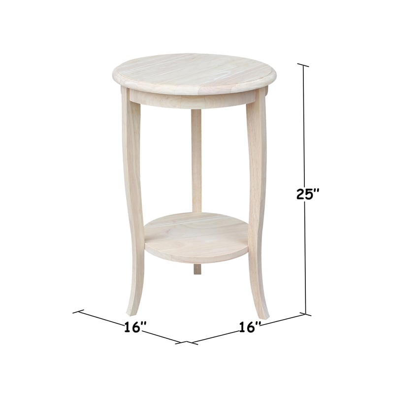 International Concepts Cambria Round End Table