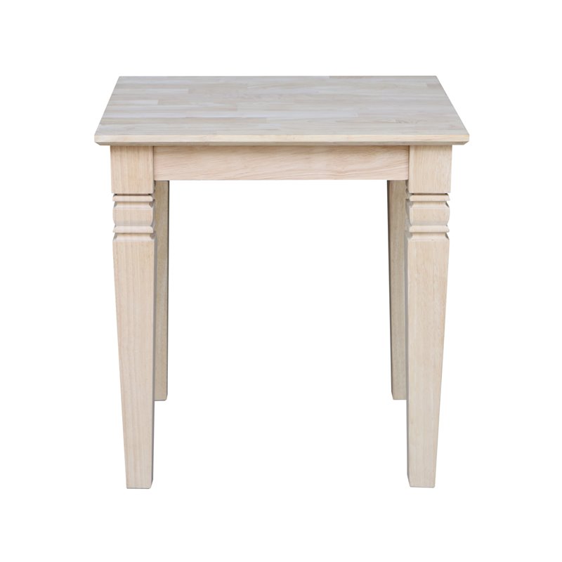 International Concepts Java End Table  Unfinished