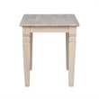 International Concepts Java End Table  Unfinished