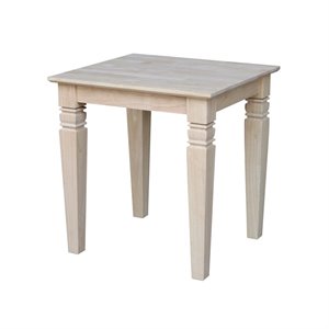 International Concepts Java End Table  Unfinished