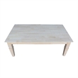 International Concepts Java Coffee Table  Unfinished