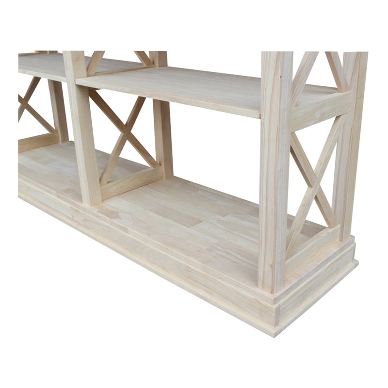 International Concepts Hampton Sofa - Server Table Includes Shelves