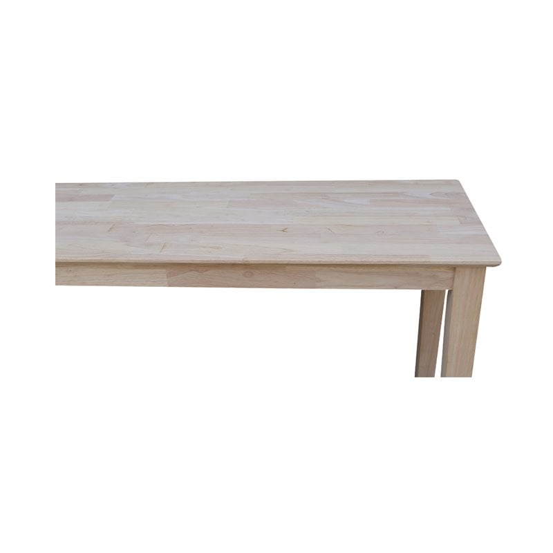 International Concepts Shaker Console Table - Extended Length - Unfinished