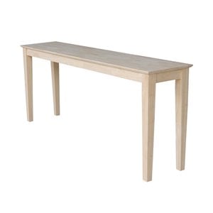 International Concepts Shaker Console Table - Extended Length-72&quot