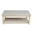 International Concepts Solano Coffee Table  Unfinished