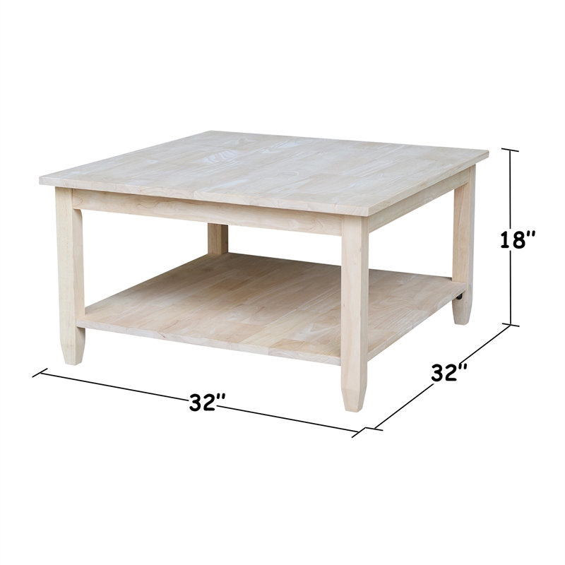 International Concepts Solano Square Coffee Table