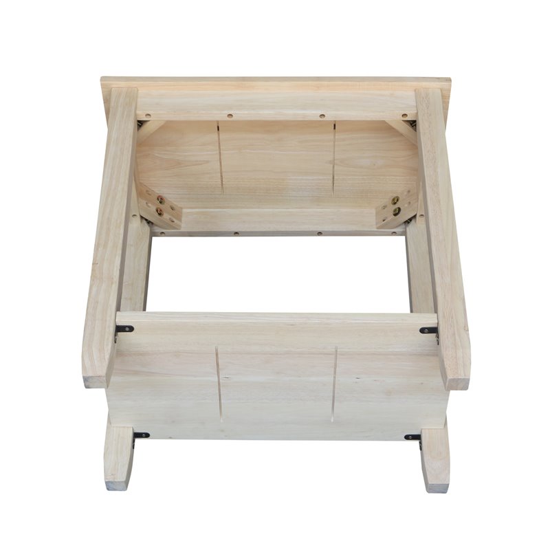 International Concepts Solano Accent Table  Unfinished