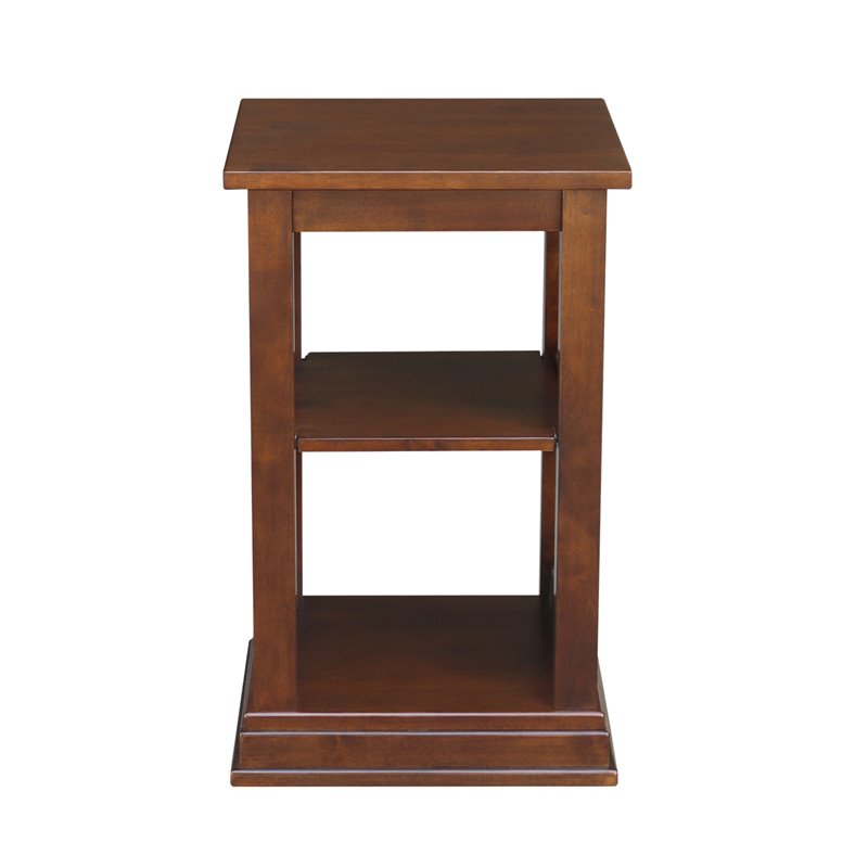 International Concepts Hampton Accent Table With Shelves