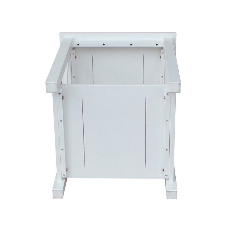 International Concepts Hampton End Table  White