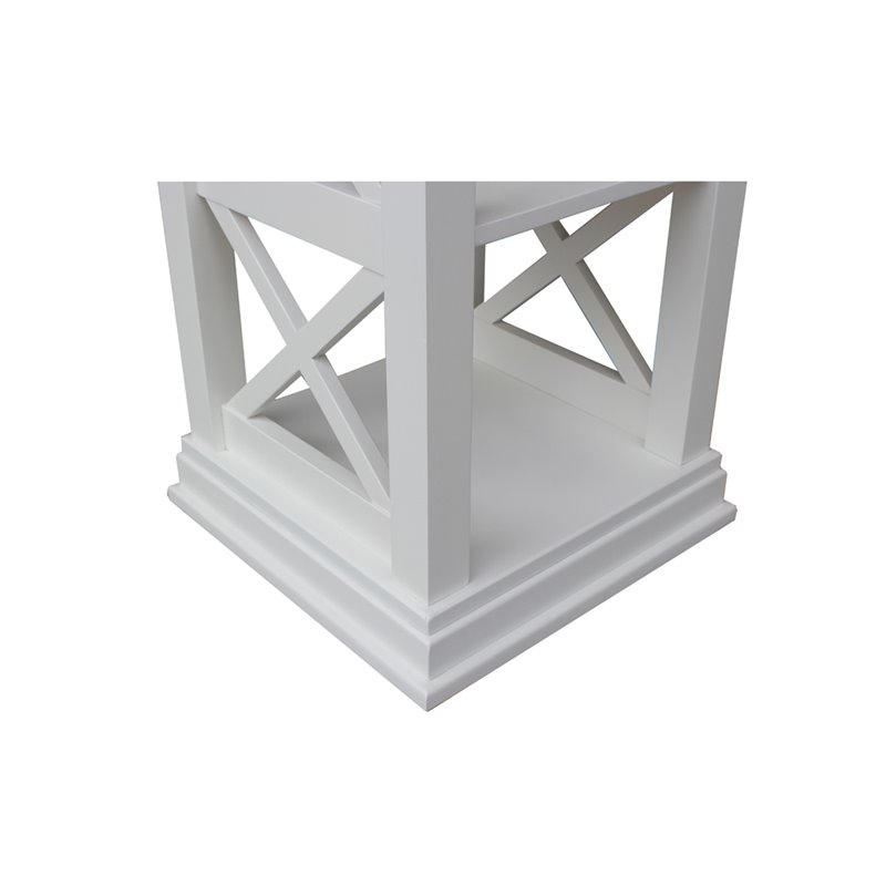 International Concepts Hampton Accent Table With Shelves