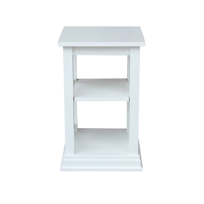International Concepts Hampton Accent Table With Shelves