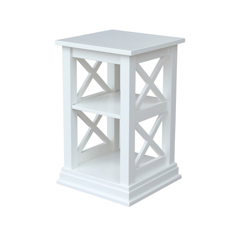 International Concepts Hampton Accent Table With Shelves