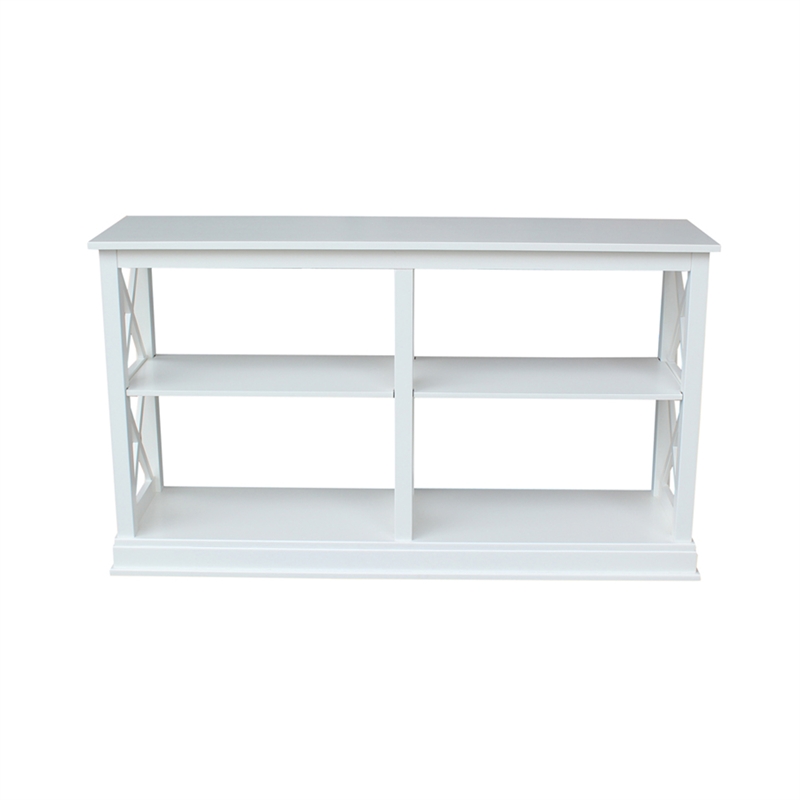 International Concepts Hampton Sofa Server Table With Shelves