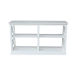 International Concepts Hampton Sofa Server Table With Shelves
