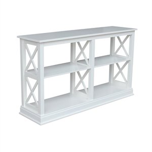 International Concepts Hampton Sofa Server Table With Shelves