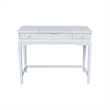 International Concepts Solid Wood Vanity Table  in White